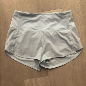 Lululemon Light Blue Speed Up Shorts 2.5